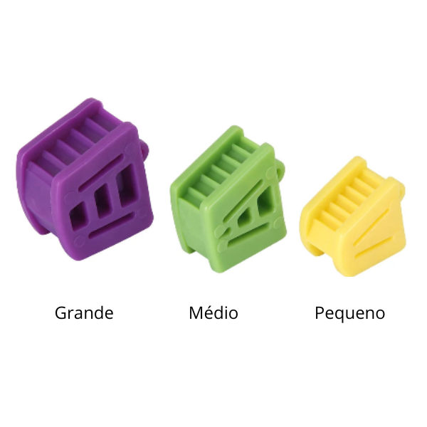 Abridor De Boca Em Silicone - 3 Peças.