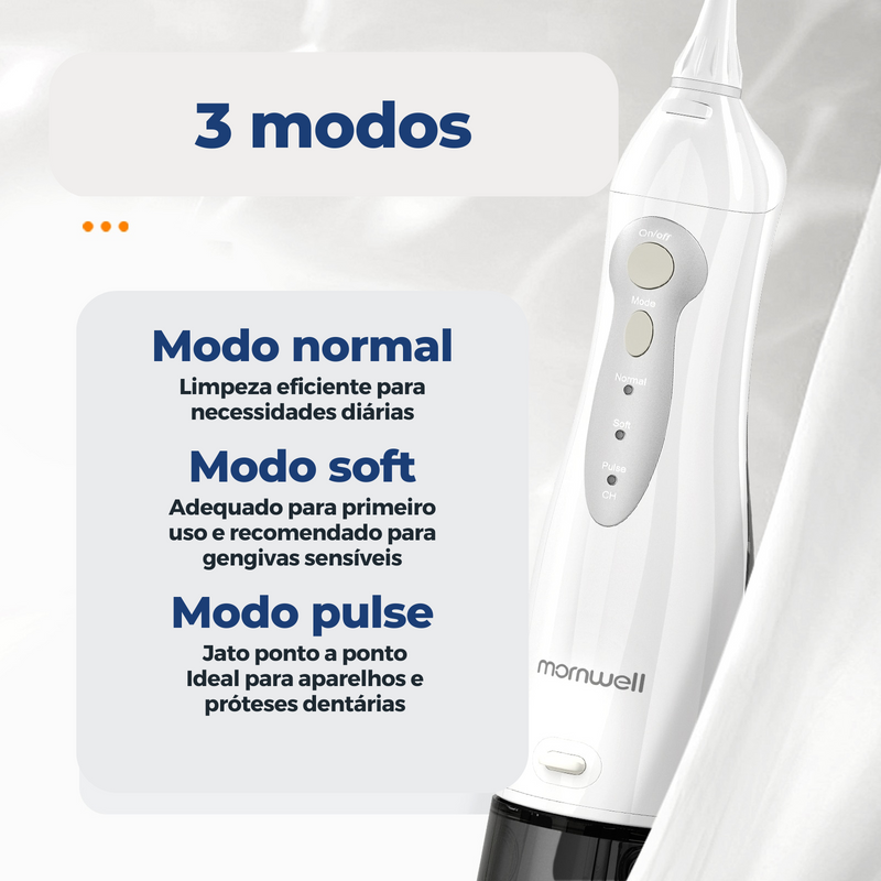 Irrigador Oral Recarregável Por USB