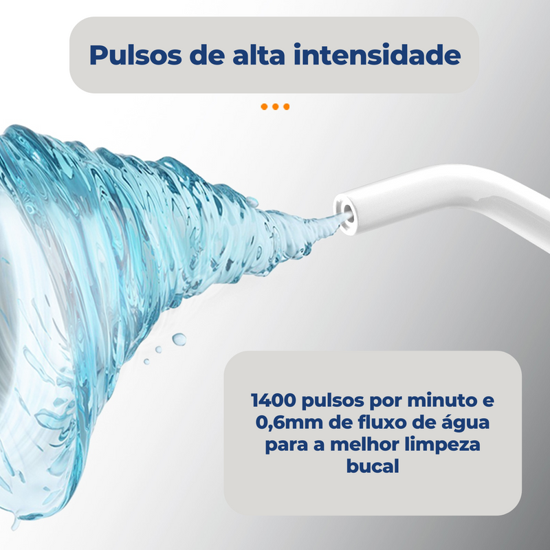 Irrigador Oral Recarregável Por USB